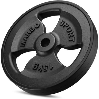 Gegoten ijzeren rubberen gewichtplaat - 15kg Gegoten ijzeren rubberen gewichtplaat - 15kg