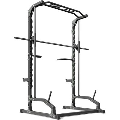Mașină Smith multifuncțională Marbo Sport cu bară de tracțiuni și mâneri pentru dips - Model MS-U105 2.0 Mașină Smith multifuncțională Marbo Sport cu bară de tracțiuni și mâneri pentru dips - Model MS-U105 2.0