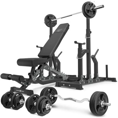 Zestaw Marbo Sport MS2_2.0_113KG Podwójna ławka, regulowane podpórki Zestaw Marbo Sport MS2_2.0_113KG Podwójna ławka, regulowane podpórki
