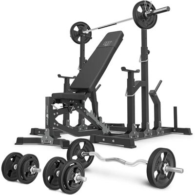 Banc de antrenament reglabil dublu față Marbo Sport - 83kg Banc de antrenament reglabil dublu față Marbo Sport - 83kg