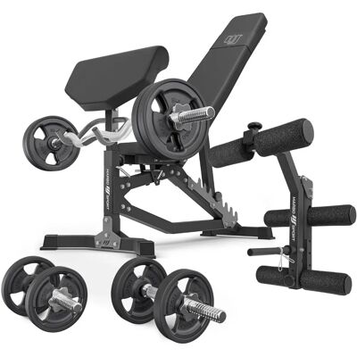 Set de Banco de Entrenamiento Ajustable Marbo Sport - 42kg Set de Banco de Entrenamiento Ajustable Marbo Sport - 42kg