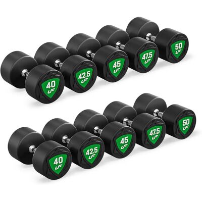 Mancuernas UpForm 40-50kg - Poliuretano - Entrenamiento de fuerza Mancuernas UpForm 40-50kg - Poliuretano - Entrenamiento de fuerza