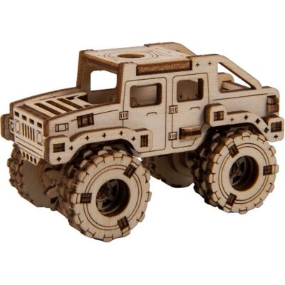 Wooden.CITY Monster Truck 3D Puzzle - Model pojazdu - 65 szt. Wooden.CITY Monster Truck 3D Puzzle - Model pojazdu - 65 szt.
