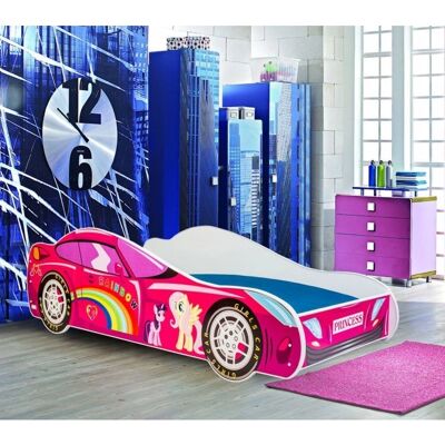 Kobi Pink Car Lasten sänky - Malli 140x70 cm Kobi Pink Car Lasten sänky - Malli 140x70 cm