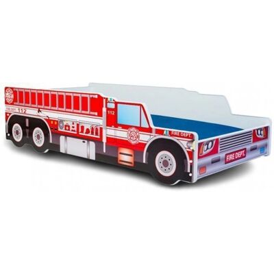Lit enfant KOBI Camion de pompiers - Sécurité & Amusement - 140x70 - Publicité Lit enfant KOBI Camion de pompiers - Sécurité & Amusement - 140x70 - Publicité
