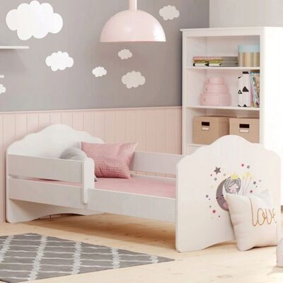 Lit pour enfants KOBI FALA 160x80 avec Barrière & Matelas - Publicité Lit pour enfants KOBI FALA 160x80 avec Barrière & Matelas - Publicité
