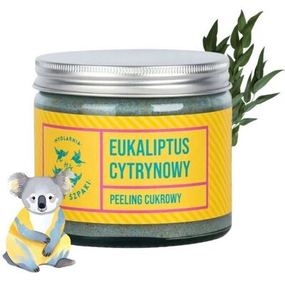 Mydlarnia Cztery Szpaki Peeling cukrowy eukaliptus-cytrynowy - Oczyszczacz do twarzy Mydlarnia Cztery Szpaki Peeling cukrowy eukaliptus-cytrynowy - Oczyszczacz do twarzy