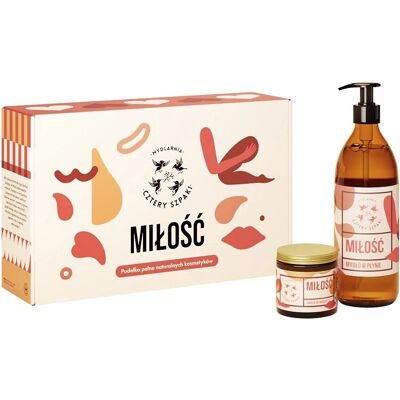 Mydlarnia Cztery Szpaki - SET Miłość - 500 ml - Zestaw prezentowy Mydlarnia Cztery Szpaki - SET Miłość - 500 ml - Zestaw prezentowy