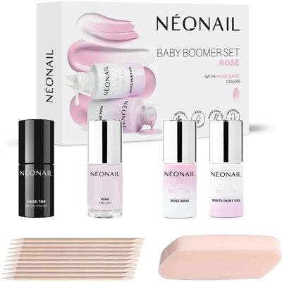 NEONAIL Baby Boomer Rose Set - Nail Kit for Gel & Acrylic Nails NEONAIL Baby Boomer Rose Set - Nail Kit for Gel & Acrylic Nails