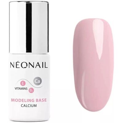 Neonail Modeling Base Calcium - Neutral Pink - Base Coat Gel for Nails Neonail Modeling Base Calcium - Neutral Pink - Base Coat Gel for Nails