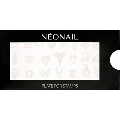 Piastra di stamping NEONAIL - 02 per unghie Piastra di stamping NEONAIL - 02 per unghie