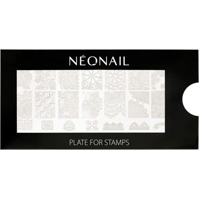 Plaque de stamping NEONAIL - 10 motifs pour ongles Plaque de stamping NEONAIL - 10 motifs pour ongles