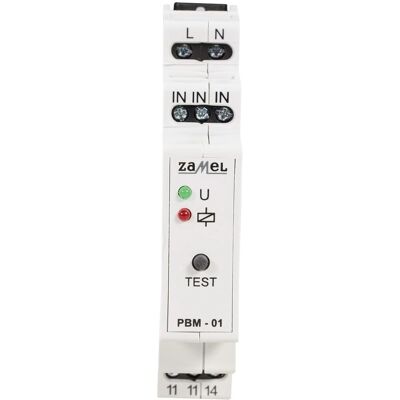 Zamel PBM-01 Bistable Relay 230V - Compact DIN Mount Zamel PBM-01 Bistable Relay 230V - Compact DIN Mount