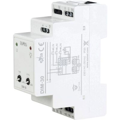 Zamel EXT10000228 Dimmer für DIN-Schiene - Universal LED 230V Zamel EXT10000228 Dimmer für DIN-Schiene - Universal LED 230V