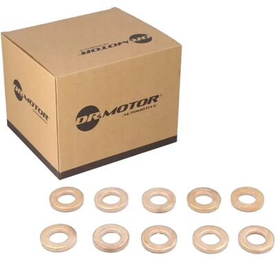 Dr.motor Bränslesystempackning - Koppar, 15mm, 2,5mm - Packning för insprutningssystemet Dr.motor Bränslesystempackning - Koppar, 15mm, 2,5mm - Packning för insprutningssystemet