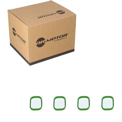 Dr.Motor Automotive Ansaugkrümmerdichtung - OEM-Passform - 4-Pack Dr.Motor Automotive Ansaugkrümmerdichtung - OEM-Passform - 4-Pack