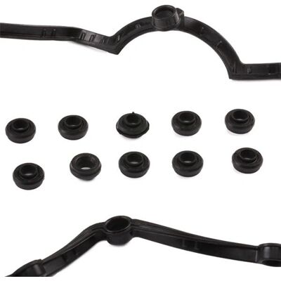 Dr.motor Automotive Juego de juntas de tapa de culata - Kit de sellos de motor Dr.motor Automotive Juego de juntas de tapa de culata - Kit de sellos de motor