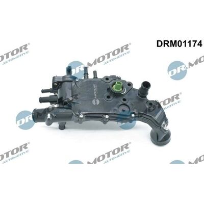 Dr.Motor Thermostatgehäuse mit Sensor - mit 2 Steckkontakten - Für Citroën C4 C5 C6 Berlingo 1336S4 Dr.Motor Thermostatgehäuse mit Sensor - mit 2 Steckkontakten - Für Citroën C4 C5 C6 Berlingo 1336S4