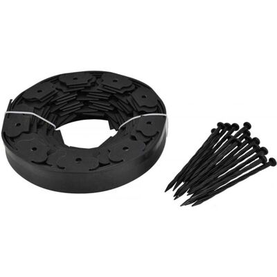 AWTOOLS Gartenkannte - 10m Schwarz AWTOOLS Gartenkannte - 10m Schwarz