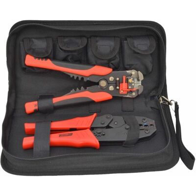 Narzędzia do zaciskania AWTOOLS - 5 matryc - ściągacz izolacji Narzędzia do zaciskania AWTOOLS - 5 matryc - ściągacz izolacji