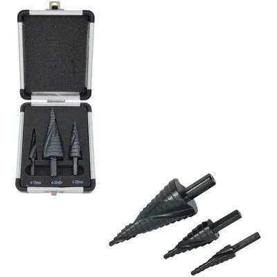 Awtools - Spiral-Stufenbohrer Set 4-39 mm - Bohrer-Set Awtools - Spiral-Stufenbohrer Set 4-39 mm - Bohrer-Set