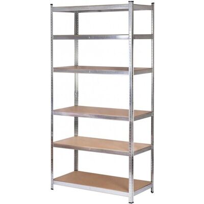 AWTOOLS - 6-Shelf Rack - 225x90x50 - 300kg - Shelf AWTOOLS - 6-Shelf Rack - 225x90x50 - 300kg - Shelf