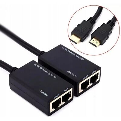 PAWONIK JL-EX3003 - 30 m - PoE HDMI to RJ45 extender PAWONIK JL-EX3003 - 30 m - PoE HDMI to RJ45 extender