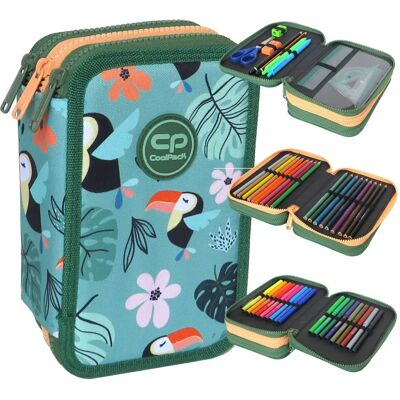 Coolpack - Jumper 3 toucans - 3 przegródki - Piórnik Coolpack - Jumper 3 toucans - 3 przegródki - Piórnik