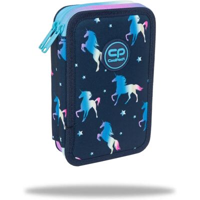 Coolpack Jumper 2 Blue Unicorn Doppel-Taschenrechner - Pencil Case Coolpack Jumper 2 Blue Unicorn Doppel-Taschenrechner - Pencil Case