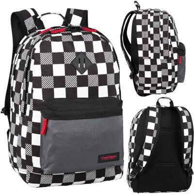 Plecak Scout Checkers - 17" , Puchaty, Laptop, Organizer, 27L Plecak Scout Checkers - 17" , Puchaty, Laptop, Organizer, 27L