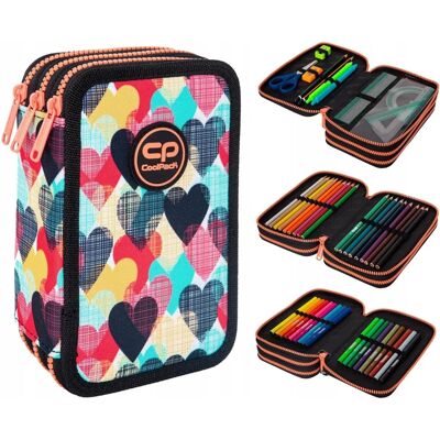 Coolpack - Jumper 3 chocolove - 3 komory - Piórnik Coolpack - Jumper 3 chocolove - 3 komory - Piórnik
