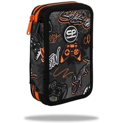 COOLPACK - JUMPER 2 Gamer - 2 komory - Akcesoria w zestawie - Piórnik COOLPACK - JUMPER 2 Gamer - 2 komory - Akcesoria w zestawie - Piórnik