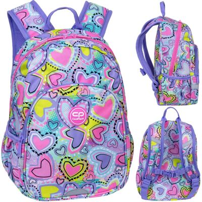 Coolpack - Patio F049832 - Cœur pastel - Sac à dos - Publicité Coolpack - Patio F049832 - Cœur pastel - Sac à dos - Publicité