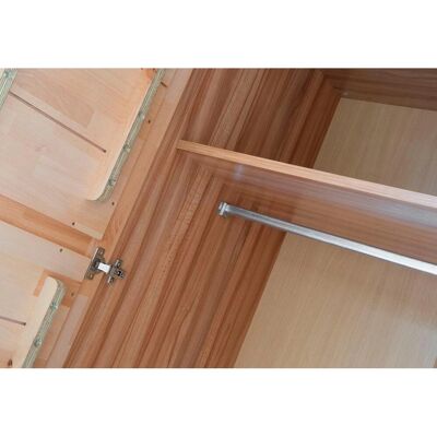 Home Affaire Triest Kleiderschrank - Massiv Buche, 3 Türen, 200cm hoch Home Affaire Triest Kleiderschrank - Massiv Buche, 3 Türen, 200cm hoch