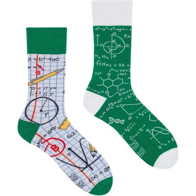 Spox Sox Unisex gemengde sokken met grappig ontwerp - Terug naar school - Katoen multicolor - Maat UK 4-6.5 Spox Sox Unisex gemengde sokken met grappig ontwerp - Terug naar school - Katoen multicolor - Maat UK 4-6.5