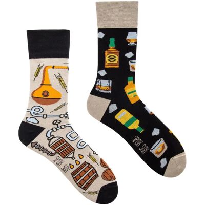Spox Sox Whisky Unisex mismatch sokken - Katoen - UK 11-12.5 Spox Sox Whisky Unisex mismatch sokken - Katoen - UK 11-12.5