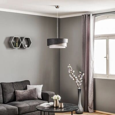 EULUNA Kobo Lampa wisząca - Grafitowa szara biała - Oprawa sufitowa EULUNA Kobo Lampa wisząca - Grafitowa szara biała - Oprawa sufitowa