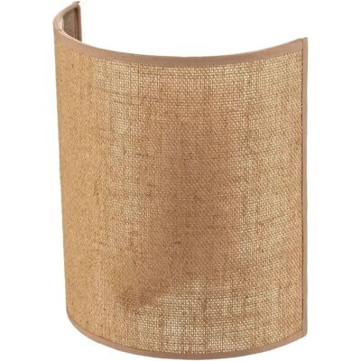 Euluna Wandleuchte Jute - Braun Halbrund - Wandleuchte Euluna Wandleuchte Jute - Braun Halbrund - Wandleuchte