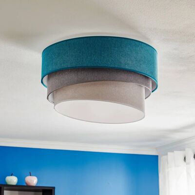 Duolla Pastell Trio 45cm Turkusowy Szary Jasnoszary - Lampa Sufitowa Duolla Pastell Trio 45cm Turkusowy Szary Jasnoszary - Lampa Sufitowa