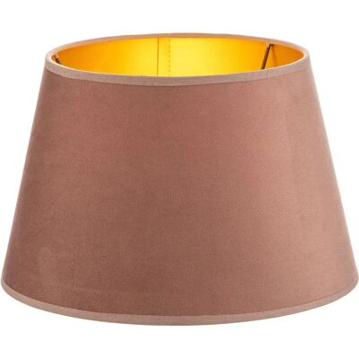 Euluna Kegel-Lampenschirm - 18cm, Rosa/Gold Euluna Kegel-Lampenschirm - 18cm, Rosa/Gold