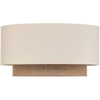 Lampa sufitowa Duolla - Styl boho, 1 żarówka, Ø 60 cm, Juta Lampa sufitowa Duolla - Styl boho, 1 żarówka, Ø 60 cm, Juta