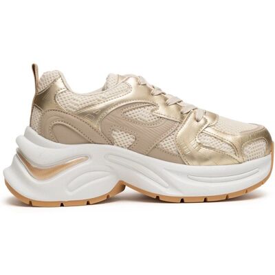 DeeZee WSS21540-01 Złote Sneakers - Sneakers DeeZee WSS21540-01 Złote Sneakers - Sneakers