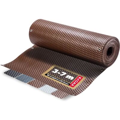 KADAX Balcony Cover Techno Rattan Balcony Mat 1x6m - Balcony Cover KADAX Balcony Cover Techno Rattan Balcony Mat 1x6m - Balcony Cover
