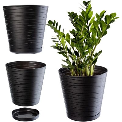 KADAX 30cm Blumentopf mit Ständer - Kunststoff KADAX 30cm Blumentopf mit Ständer - Kunststoff