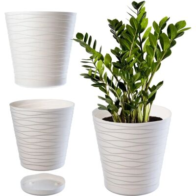 KADAX Blumentopf - 30cm Kunststoffabdeckung mit Ständer für Zimmerpflanzen KADAX Blumentopf - 30cm Kunststoffabdeckung mit Ständer für Zimmerpflanzen