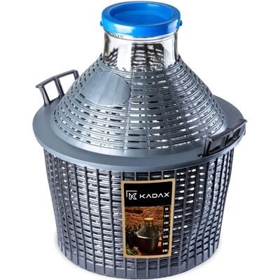KADAX Wine Bottle 5L Fermentation Balloon with Screw Cap KADAX Wine Bottle 5L Fermentation Balloon with Screw Cap