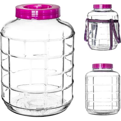 KADAX Glas-Behälter für Wein, Gurken, Sauerkraut 18L Großballon KADAX Glas-Behälter für Wein, Gurken, Sauerkraut 18L Großballon