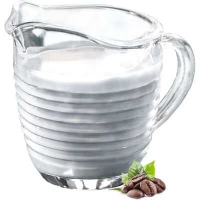 KADAX Milk Jug - 200ml Glass Milk Pitcher - Elegant Tableware KADAX Milk Jug - 200ml Glass Milk Pitcher - Elegant Tableware