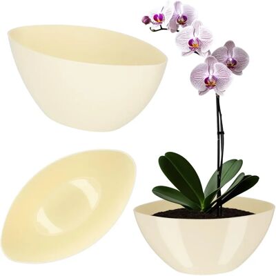 KADAX Flower Pot Oval 30cm Plastic - Flower Pot KADAX Flower Pot Oval 30cm Plastic - Flower Pot
