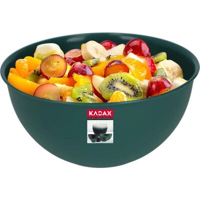 KADAX Plastische Salatschüssel - 3L Grün - Salatschüssel KADAX Plastische Salatschüssel - 3L Grün - Salatschüssel